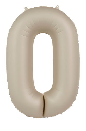 Muotofoliopallo, numero 0 beige 86cm