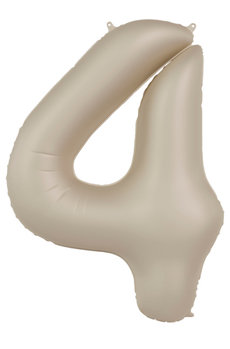 Muotofoliopallo, numero 4 beige 86cm