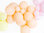 Ilmapallot 100kpl, pastel peach 30cm