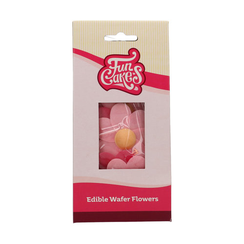 FunCakes vohvelikukat, Pinkit kukat 8kpl
