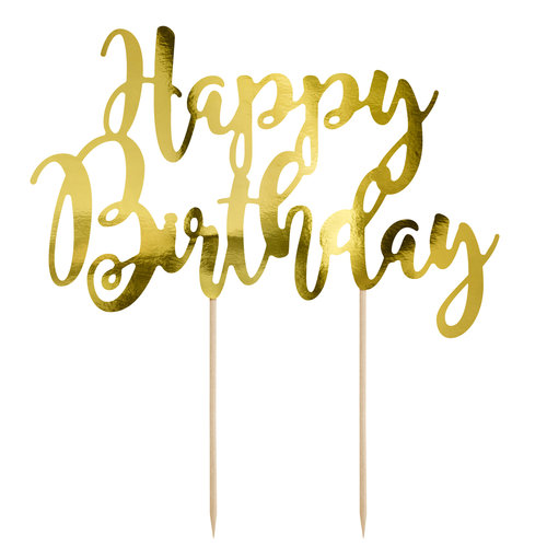 Kakkukoriste, Happy Birthday kulta