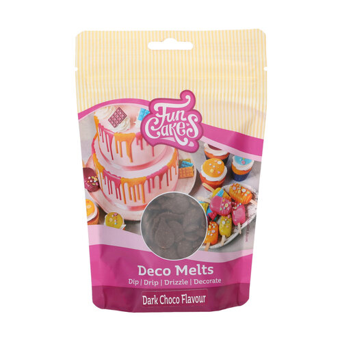 FunCakes Deco Melts, tumman suklaan maku 250g