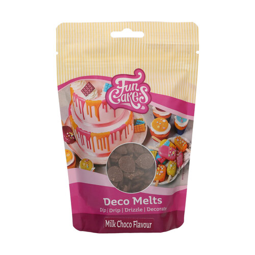 FunCakes Deco Melts, maitosuklaan maku 250g