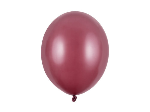 Ilmapallot 100kpl, metallic maroon 30cm
