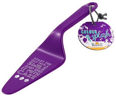 Kakkulapio tekstillä, violetti