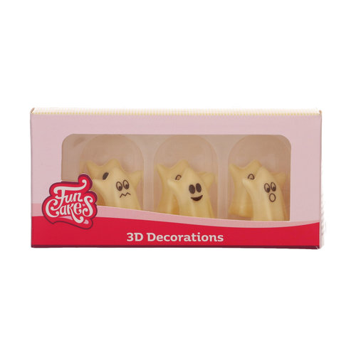 FunCakes suklaakoriste, 3D haamut 6kpl