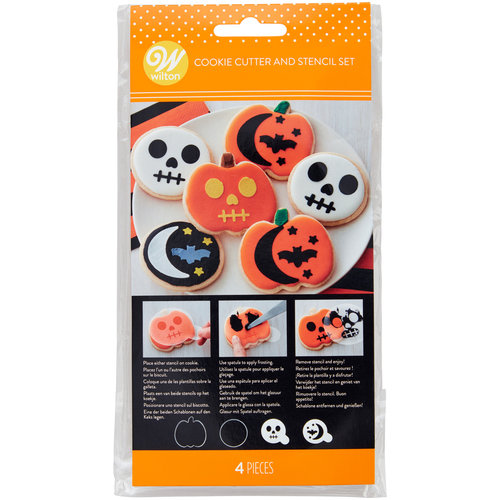 Wilton muotit ja sabluunat 4kpl, Halloween 