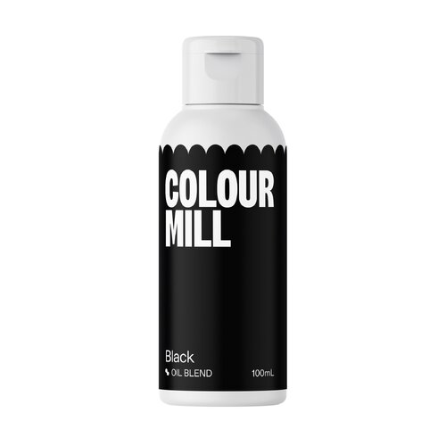 Colour Mill elintarvikeväri, Musta 20ml