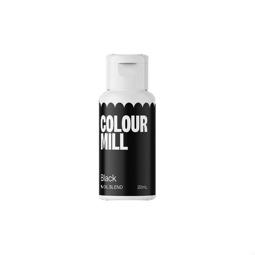 Colour Mill elintarvikeväri, Musta 20ml