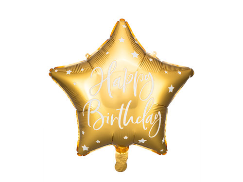 Foliopallo, Happy Birthday tähti kulta