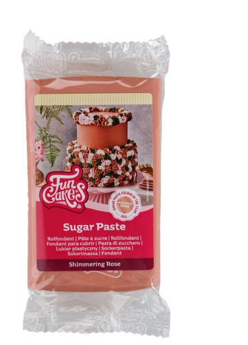 FunCakes sokerimassa, Shimmering Rose 250g