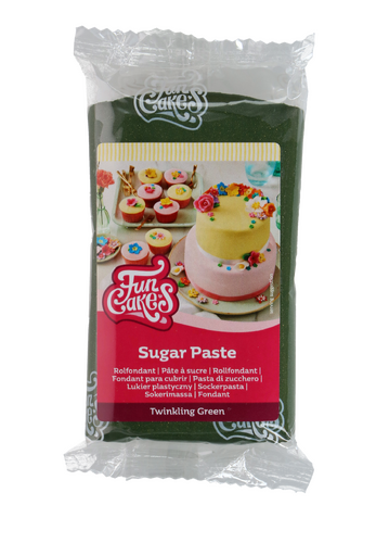 FunCakes sokerimassa, Twinkling Green 250g