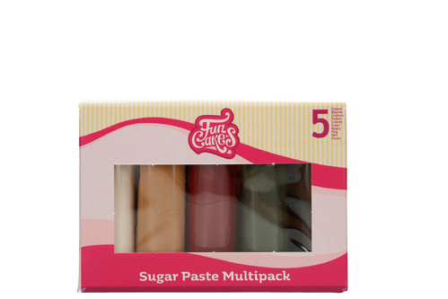 FunCakes Sokerimassalajitelma, Sparkling Palette 5x100g