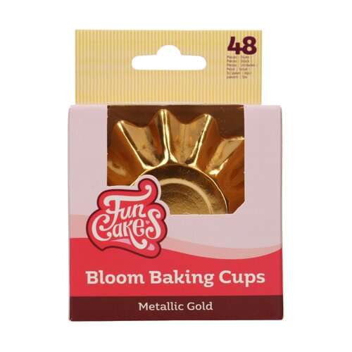 FunCakes Bloom muffinivuoat, kulta 48kpl