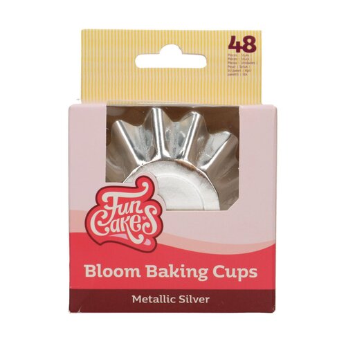FunCakes Bloom muffinivuoat, hopea 48kpl
