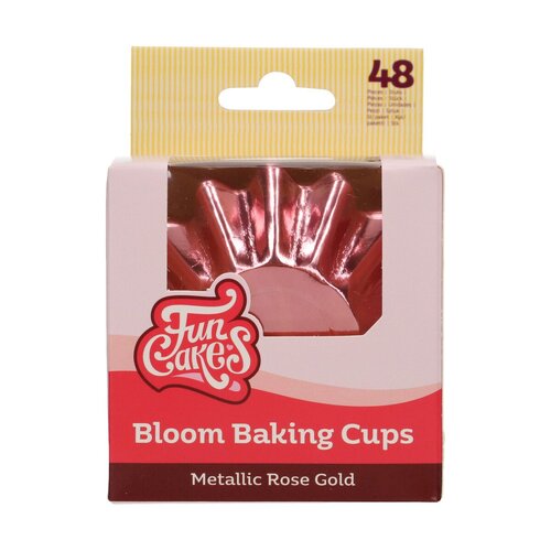 FunCakes Bloom muffinivuoat, ruusukulta 48kpl