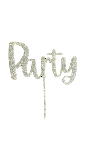 Kakkukoriste, glitterhopea Party