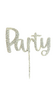 Kakkukoriste, glitterhopea Party