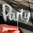 Kakkukoriste, glitterhopea Party
