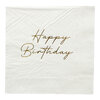 Happy Birthday lautasliinat kulta