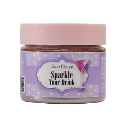 Kimallejauhe juomiin, violetti 10g