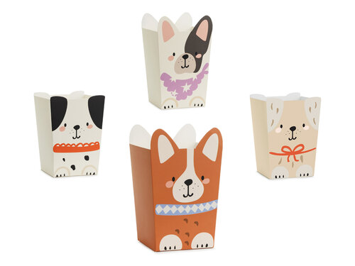 Popcorn-boxit, koirat 6kpl