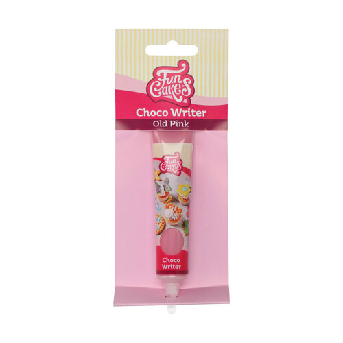 FunCakes Choco Writer - suklaatuubi 25 g Vanha roosa