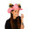Cowboy juomakypärä pinkki