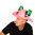 Cowboy juomakypärä pinkki