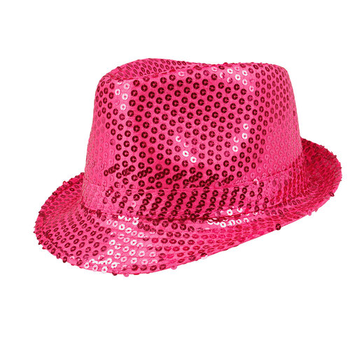 Kimalteleva hattu pinkki