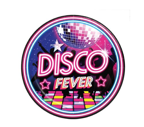 Disco fever isot lautaset 6kpl