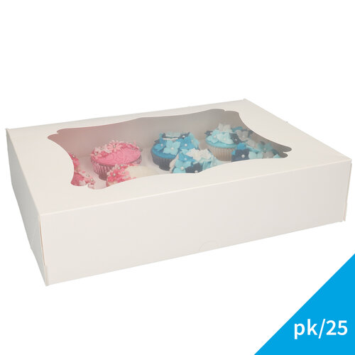 FunCakes muffinilaatikko 12:lle, 25kpl
