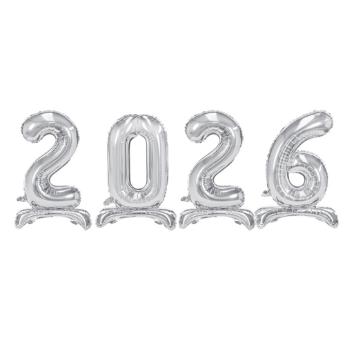 Seisovat foliopallot, 2026 hopea