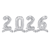 Seisovat foliopallot, 2026 hopea
