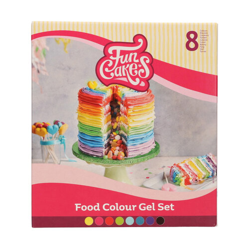 FunCakes pastavärisetti, 8kpl