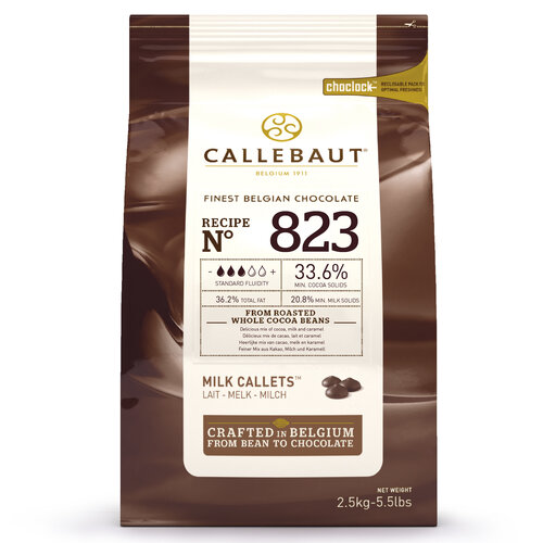 Callebaut N° 823 maitosuklaa 2,5 kg