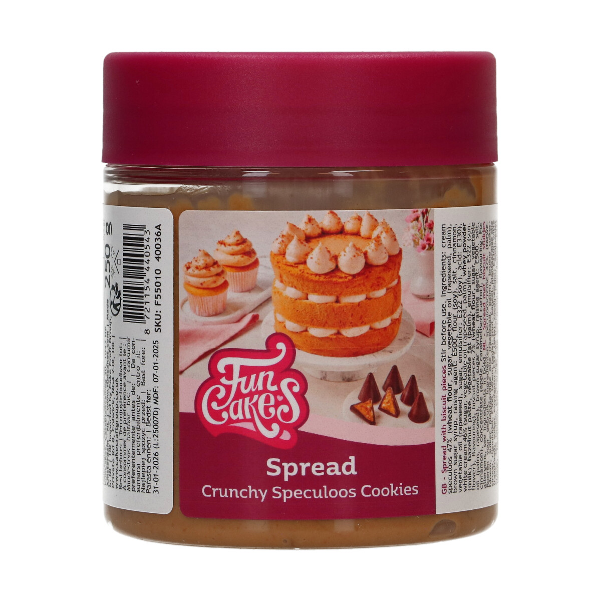 FunCakes levite - Crunchy Speculoos Cookies 250g