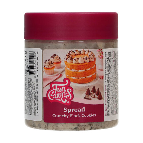 FunCakes levite - Crunchy Black Cookies 250g