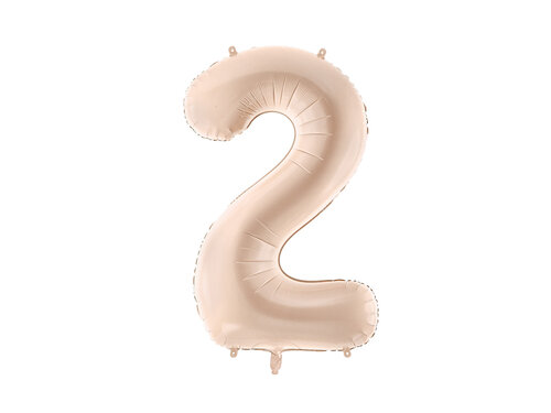 Muotofoliopallo, numero 2 beige 72cm