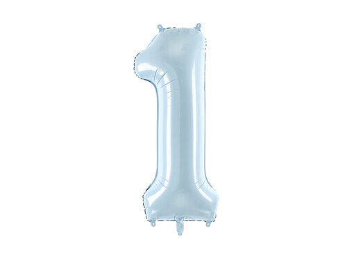 Muotofoliopallo, numero 1 vaaleansininen 72cm