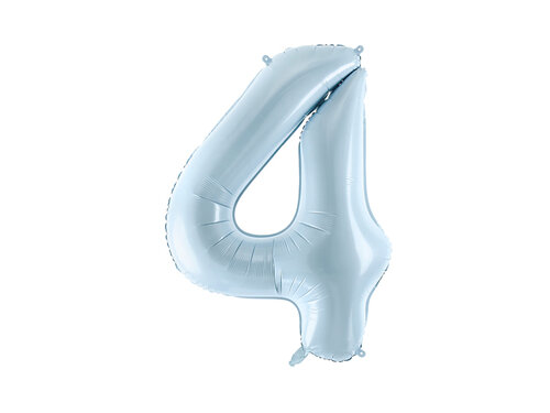 Muotofoliopallo, numero 4 vaaleansininen 72cm