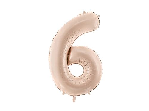 Muotofoliopallo, numero 6 beige 72cm