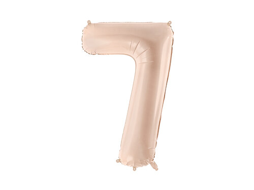 Muotofoliopallo, numero 7 beige 72cm