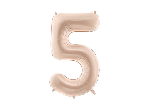 Muotofoliopallo, numero 5 beige 72cm