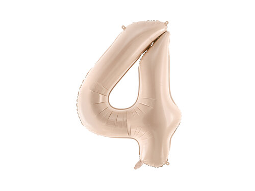 Muotofoliopallo, numero 4 beige 72cm 