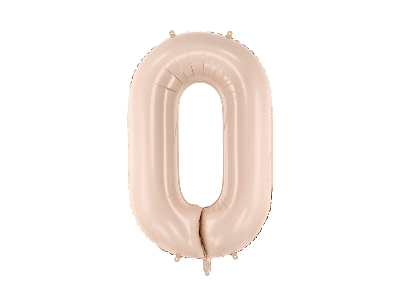 Muotofoliopallo, numero 0 beige 72cm