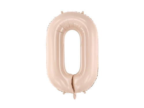 Muotofoliopallo, numero 0 beige 72cm