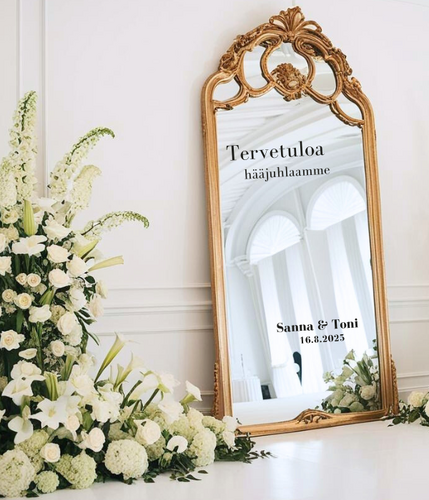 Tekstitarra kylttiin, Tervetuloa 3