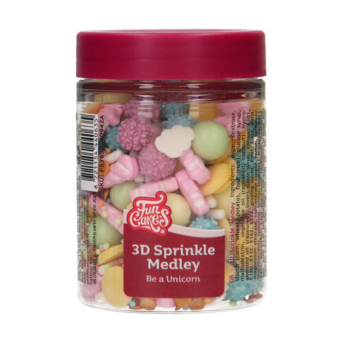 FunCakes 3D koristeraemix, Yksisarvinen 70g
