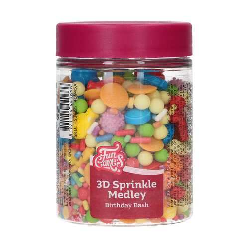 FunCakes 3D koristeraemix, Synttärijuhlat 70g